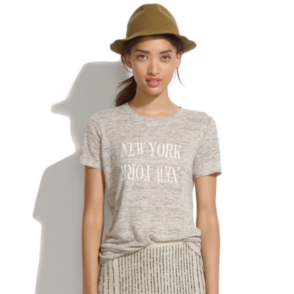Madewell New York Graphic Linen Tee